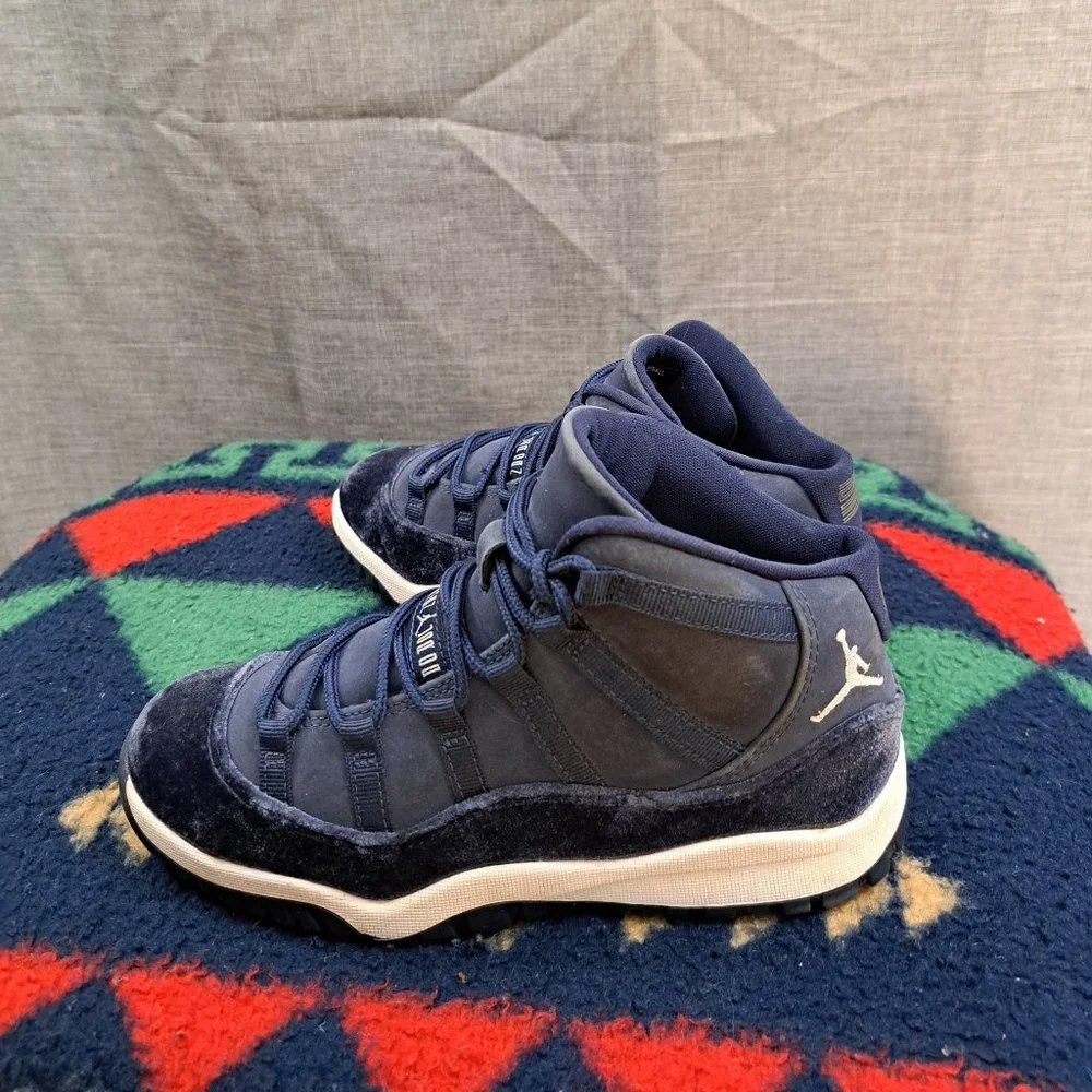 %Nike Jordan 11 Retro PS Midnight Navy DO3857 441 Size 3Y AJ8